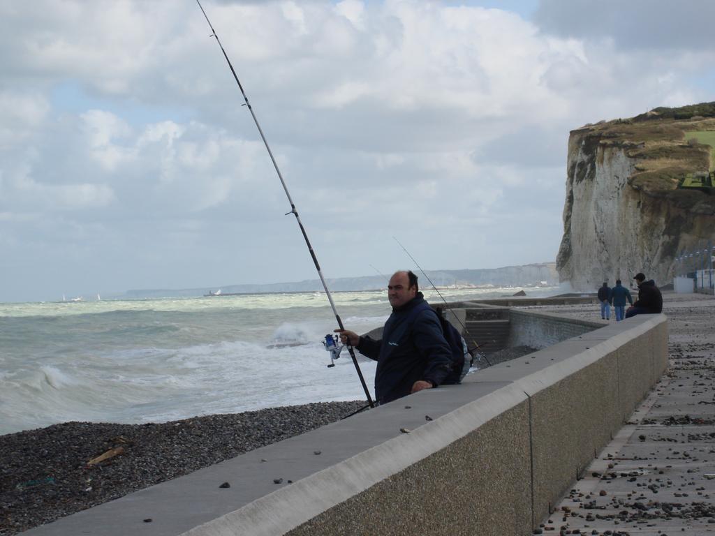 La Plage En Normandie Pourville sur Mer Bagian luar foto