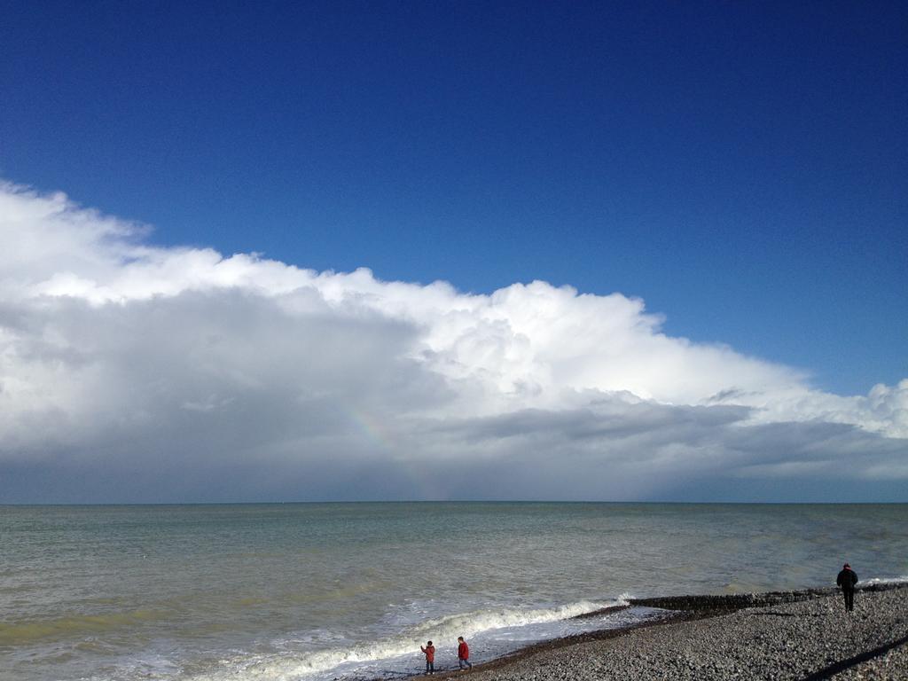 La Plage En Normandie Pourville sur Mer Bagian luar foto