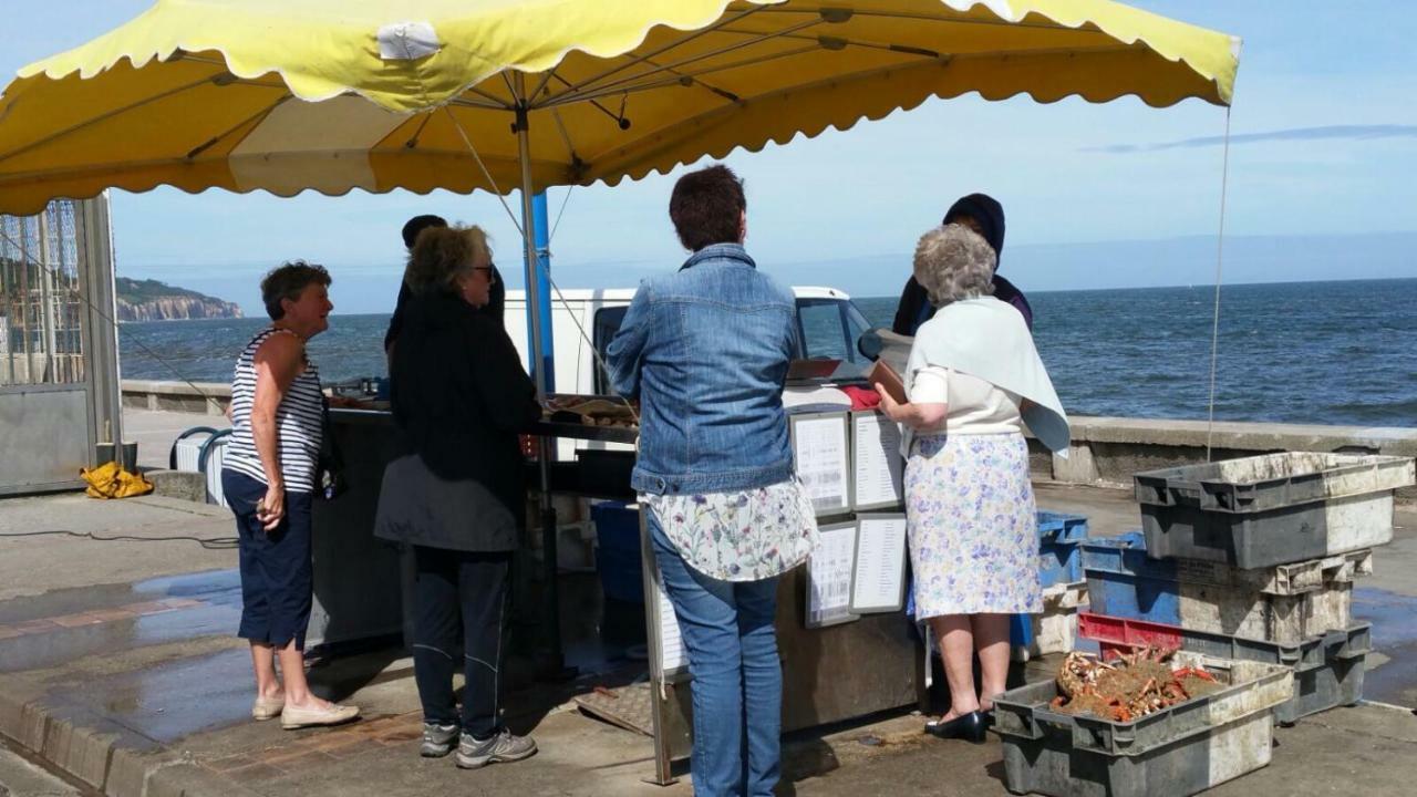 La Plage En Normandie Pourville sur Mer Bagian luar foto
